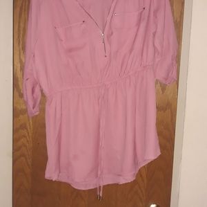 Pink tunic style top